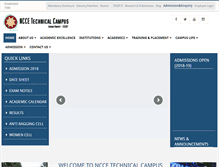 Tablet Screenshot of ncce.edu